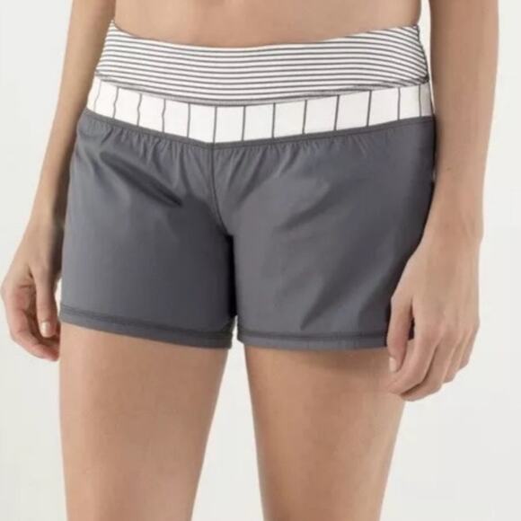 Lululemon Groovy Run Shorts Dark Gray Athletic Size 10 - Picture 4 of 8